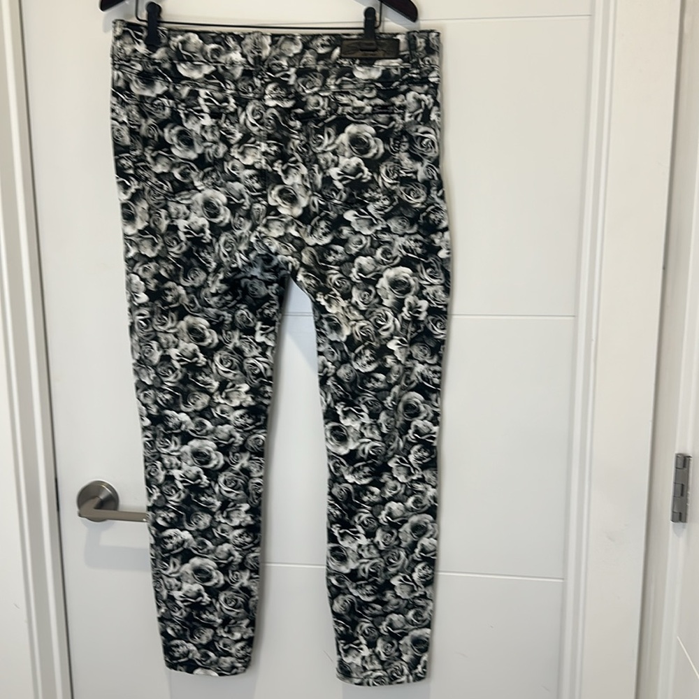 Graphic Statement Jeans Slim Cropped Streetwear Glam Edgy Seven 7 Trendy - Picture 14 of 15